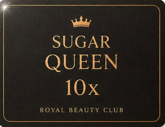 Royal Sugar VIP Cards | Sugar Queen Card - 10 hoitokertaa